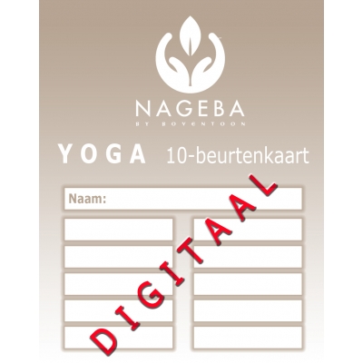 Yoga-voordeelkaart